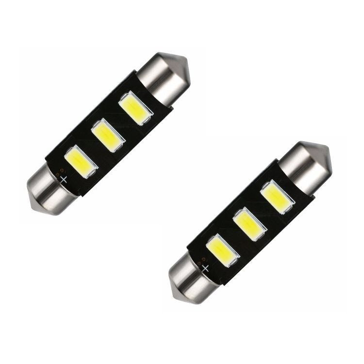 Dome - 3 LED - 5730 - 39mm - Canbus - C5W - 2 stuks Dome - 3 LED - 5730 - 39mm - Canbus - C5W - 2 stuks